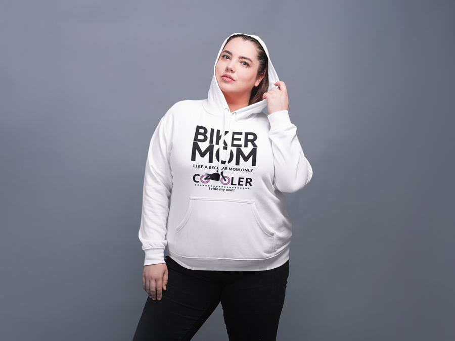 Take a look at our Female Biker Hoodie Collection | Sensible Tees | I ride my own motorcycle | T-shirts for women who ride motorcycles | Women who ride | I ride my own