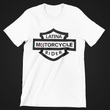 Load image into Gallery viewer, Latina Motorcycle Rider Emblem With Dominican Flag - SensibleTees