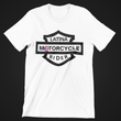 Load image into Gallery viewer, Latina Motorcycle Rider Emblem With Puerto Rican Flag - SensibleTees