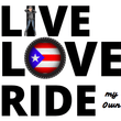 Load image into Gallery viewer, LIVE LOVE RIDE my own with Puerto Rican Flag - SensibleTees