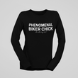 Load image into Gallery viewer, PHENOMENAL Biker Chick - I Ride My Own! Long Sleeve Shirt - SensibleTees