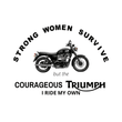 Load image into Gallery viewer, Strong Women Survive, but the Courageous TRIUMPH - SensibleTees