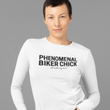 Load image into Gallery viewer, PHENOMENAL Biker Chick - I Ride My Own! Long Sleeve Shirt - SensibleTees