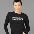 Load image into Gallery viewer, PHENOMENAL Biker Chick - I Ride My Own! Long Sleeve Shirt - SensibleTees