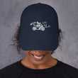 Load image into Gallery viewer, WILD Like My CURLS with Sporty Motorcycle embroidered Baseball-Style Cap