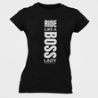 Load image into Gallery viewer, *RIDE LIKE A BOSS LADY Motorcycle T-Shirt - SensibleTees