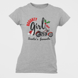 Load image into Gallery viewer, *Naughty Girl Biker...Santa's Favorite T-Shirt - SensibleTees