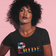 Load image into Gallery viewer, LGBTQIA PRIDE Unisex T-shirt with Dominican Flag