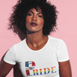 Load image into Gallery viewer, LGBTQIA PRIDE Unisex T-shirt with Dominican Flag