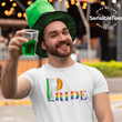 Load image into Gallery viewer, LGBTQIA PRIDE Unisex T-shirt with Irish Flag
