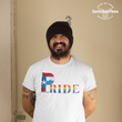 Load image into Gallery viewer, LGBTQIA PRIDE Unisex T-shirt with Puerto Rican Flag