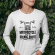 Load image into Gallery viewer, Sorry I'm Late, My Motorcycle took the Scenic Route-I ride my own - SensibleTees