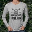 Load image into Gallery viewer, Sorry I'm Late, My Motorcycle took the Scenic Route-I ride my own - SensibleTees