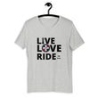 Load image into Gallery viewer, *LIVE LOVE RIDE my own with Dominican Flag - SensibleTees