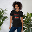 Load image into Gallery viewer, Believe... Christmas T-shirt with Motorcycle Wish - SensibleTees