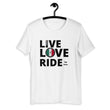Load image into Gallery viewer, *LIVE LOVE RIDE my own with Mexican Flag - SensibleTees