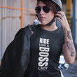 Load image into Gallery viewer, *RIDE LIKE A BOSS LADY Motorcycle T-Shirt - SensibleTees