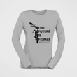 Load image into Gallery viewer, The Future is Female - I ride my own - Motorcycle Long sleeve T-shirt - SensibleTees