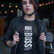 Load image into Gallery viewer, *RIDE LIKE A BOSS LADY Motorcycle T-Shirt - SensibleTees