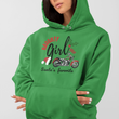 Load image into Gallery viewer, Naughty Girl Biker...Santa's Favorite - Hoodie - SensibleTees