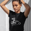 Load image into Gallery viewer, Wild Like My Curls 2 Motorcycle T-Shirt for Women Who Ride Their Own