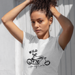 Load image into Gallery viewer, Wild Like My Curls 2 Motorcycle T-Shirt for Women Who Ride Their Own