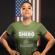 Load image into Gallery viewer, *SHERO Female Veteran... Don't Underestimate Me - Female T-Shirt - SensibleTees
