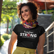 Load image into Gallery viewer, Teacher strong with albanian flag Unisex T-Shirt