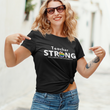 Load image into Gallery viewer, teacher strong with pride flag unisex t-shirt
