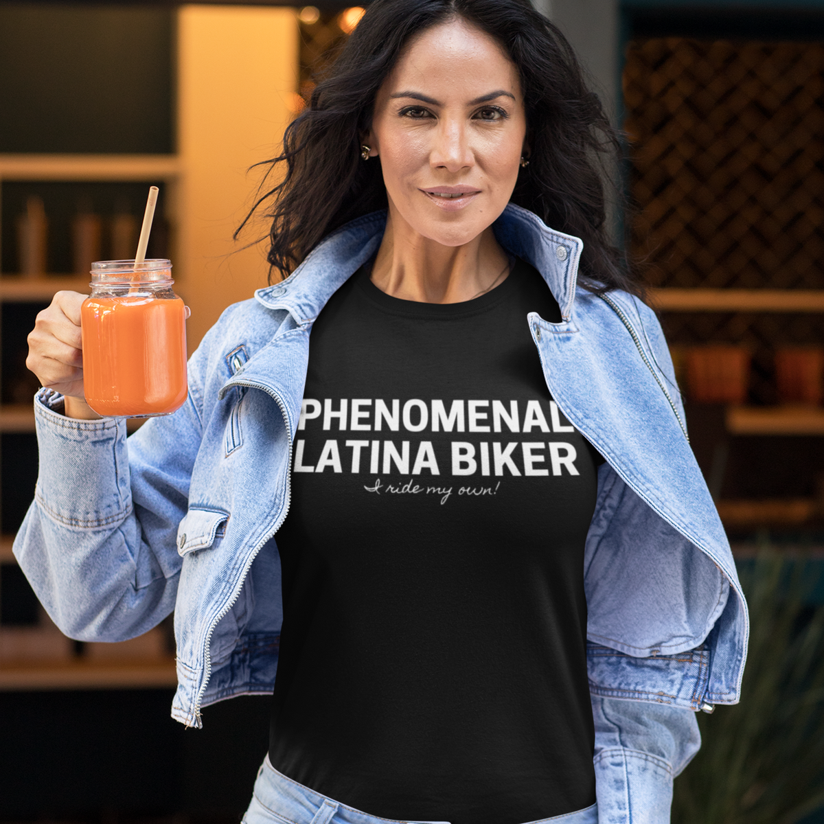PHENOMENAL LATINA BIKER-I Ride My Own! – SensibleTees