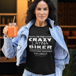 Load image into Gallery viewer, I'm the Crazy LATINA Biker-Everyone warned you about-I Ride My Own! - SensibleTees
