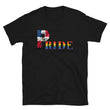 Load image into Gallery viewer, LGBTQIA PRIDE Unisex T-shirt with Dominican Flag