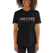 Load image into Gallery viewer, AmeRICAN - You can't say 'American' without the 'RICAN' Short-Sleeve Unisex T-Shirt