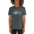 Load image into Gallery viewer, Wild Like My Curls Bagger Motorcycle T-shirt for Women who Ride Their Own Motorcycle