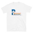 Load image into Gallery viewer, LGBTQIA PRIDE Unisex T-shirt with Honduran Flag