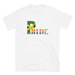 LGBTQIA PRIDE Unisex T-shirt with Jamaican Flag