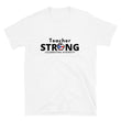 Load image into Gallery viewer, Teacher Strong with Puerto Rican Flag Unisex T-Shirt