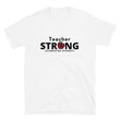 Load image into Gallery viewer, Teacher strong with albanian flag Unisex T-Shirt