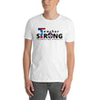 Load image into Gallery viewer, TEACHER Strong with Puerto Rican & Dominican Flags Celebrating Diversity - Short-Sleeve Unisex T-Shirt