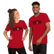 Load image into Gallery viewer, Bilingual School Counselor STRONG Celebrating Diversity with Muliti-flag Heart Unisex T-Shirt