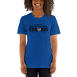 Load image into Gallery viewer, Bilingual School Counselor STRONG Celebrating Diversity with Muliti-flag Heart Unisex T-Shirt