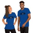 Load image into Gallery viewer, Bilingual School Counselor STRONG Celebrating Diversity with Muliti-flag Heart Unisex T-Shirt