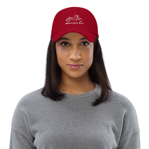 Motorcycle Girl  Embroidered  Baseball Style Cap
