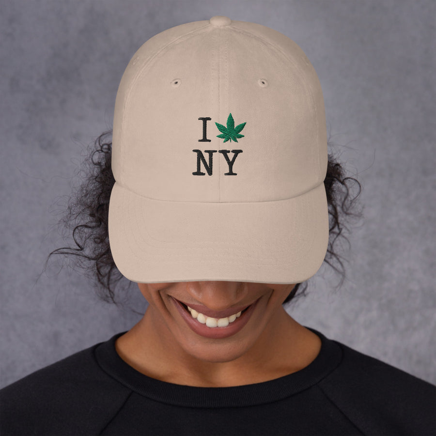 420 is now LEGAL in New York  Baseball-style Cap
