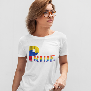 LGBTQIA PRIDE Unisex T-shirt with Colombian Flag