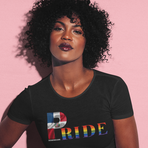 LGBTQIA PRIDE Unisex T-shirt with Dominican Flag