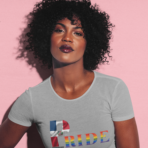 LGBTQIA PRIDE Unisex T-shirt with Dominican Flag