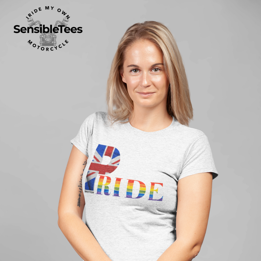 LGBTQIA PRIDE Unisex T-shirt with Great Britain Flag