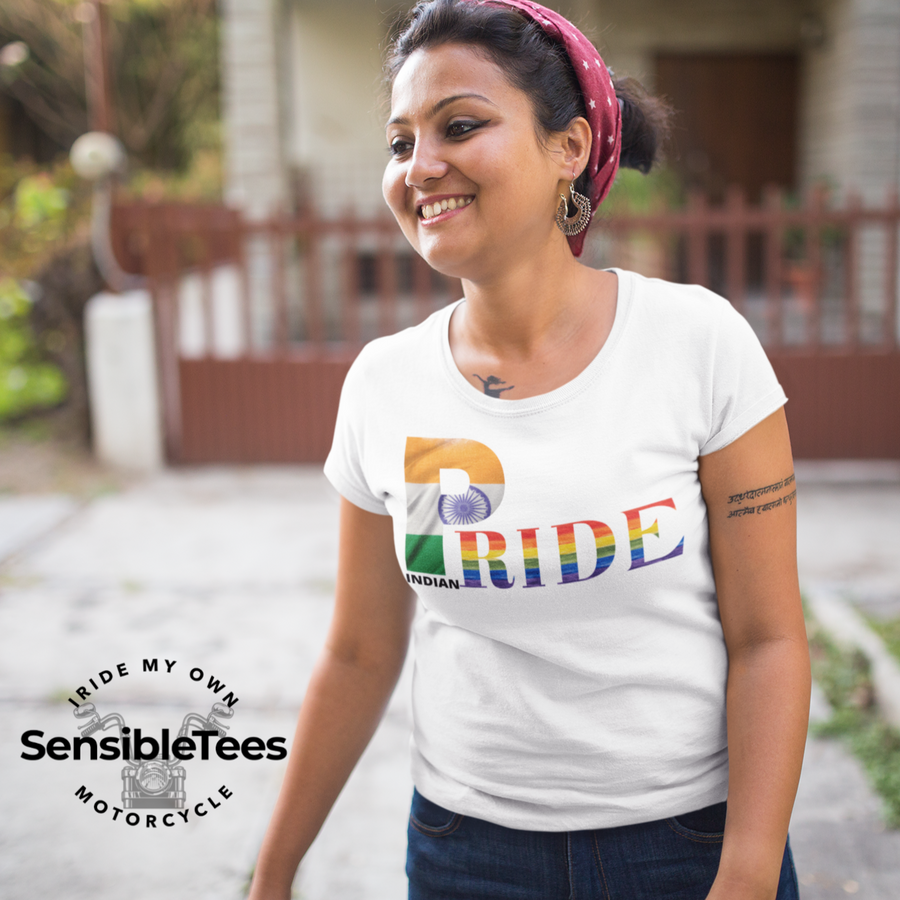 LGBTQIA PRIDE Unisex T-shirt with Indian Flag