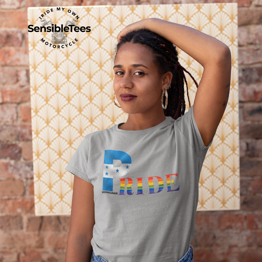 LGBTQIA PRIDE Unisex T-shirt with Honduran Flag